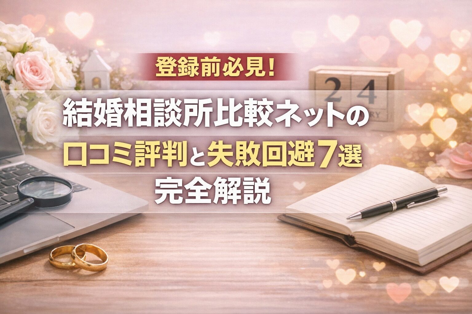 登録前必見!結婚相談所比較ネットの口コミ評判と失敗回避7選完全解説
