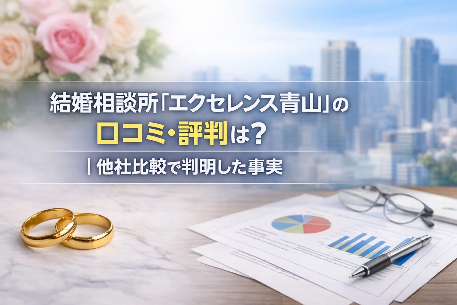 結婚相談所『エクセレンス青山』の口コミ・評判は?|他社比較で判明した事実