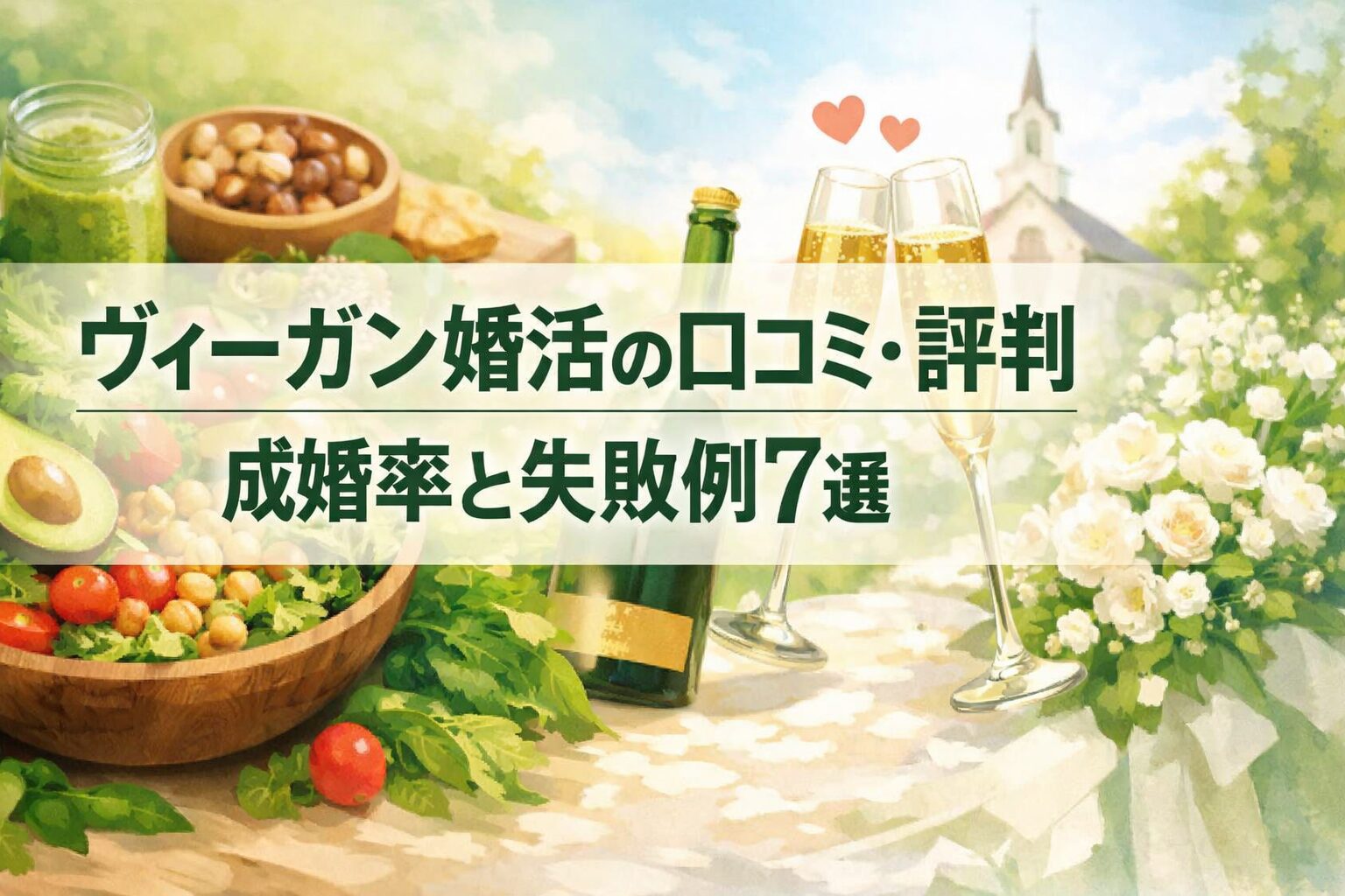 ヴィーガン婚活の口コミ・評判｜成婚率と失敗例7選